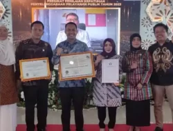 Puskesmas Totoli Mendapatkan Penghargaan Ombudsman RI