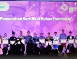 Pemda Majene Dapat Penghargaan Kemenkes RI