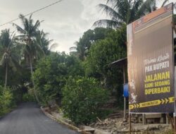 Warga Desa Pamboborang Apresiasi Bantuan Perbaikan Jalan dari Bupati