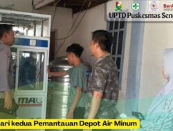 Puskesmas Sendana I Lanjutkan Pemantauan Depo Air Minum di Wilayah Kerja
