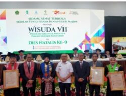 Gubernur Sulbar,Hadiri Acara Wisuda Sarjana di STAIN Majene