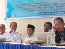 Disdikpora Majene Sosialisasikan Permendikdasmen Nomor 7 Tahun 2025