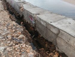 Proyek “Renyah” 3,3 Miliar di Kombutokan: Belum Sebulan Selesai, Tanggul Hibah BNPB Sudah Hancur Berantakan.