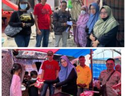 Pemdes Panggalo Bersama Puskesmas Ulumanda Berbagi Untuk Korban Kebakaran.