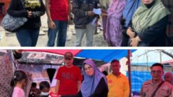 Pemdes Panggalo Bersama Puskesmas Ulumanda BerbagiUntuk Korban Kebakaran.