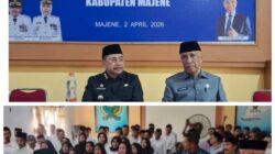 Bupati Majene Lantik 52 Anggota PAW BPD, Perkuat Fungsi Pengawasan dan Tata Kelola Desa