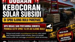Dugaan Kebocoran Solar Subsidi di SPBU 74.911.60 Ujung Bulu Parepare Jadi Sorotan
