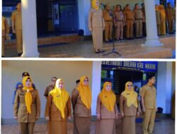 Wabup Majene Pimpin Apel Gabungan, Tekankan Optimalisasi Pajak dan Pengelolaan Sampah.