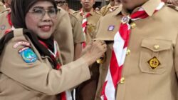 Pengukuhan, Pengurus kwarran, Kwarcab Majene Tekankan Gelar Aksi Kemanusiaan dan Sosial.