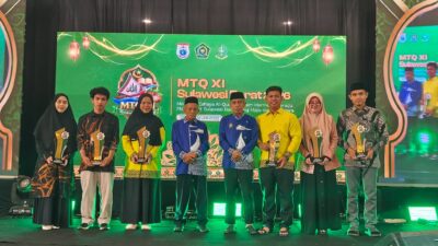 Kafilah Kabupaten Majene Torehkan 13 Prestasi pada MTQ XI Tingkat Provinsi Sulawesi Barat