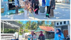 UPTD KB Pamboang Gelar Aksi Bersih Lingkungan, Mendukung Majene *Mapaccing”
