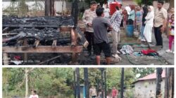 Sijago Merah Melalap Rumah Panggung Kadus Parabaya, Kerugian Ditaksir Rp75 Juta