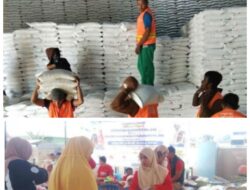 Pemkab Majene dan Bulog Gelar Gerakan Pangan Murah Sambut Hari Jadi ke-481 dan HUT RI ke-81.