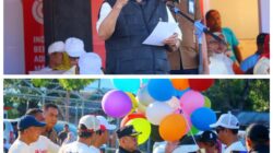 Bupati Majene Buka Defile Festival Merah Putih,diLapangan Betteng Pamboang