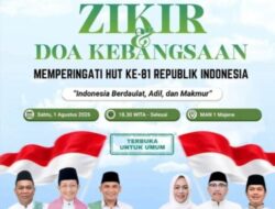Bupati Majene Hadiri Zikir dan Doa Kebangsaan di MAN 1 Majene,Memperingati Hut RI Ke 81 2026