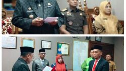 Bupati Majene Lantik, Budi Mansur,S.Ag Kepala PDAM Tirta Mandar Majene,