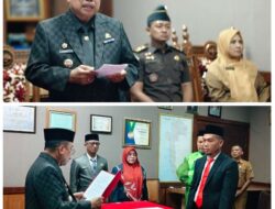 Bupati Majene Lantik, Budi Mansur,S.Ag Kepala PDAM Tirta Mandar Majene,