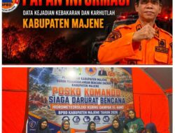 BPBD Majene ; Butuh Tambahan Armada Damkar dan Relawan, Untuk Tangani Karhutla di Beberapa Titiik