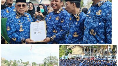 Bupati Majene Serahkan Perpanjangan Perjanjian Kerja 2.479 PPPK Penuh Waktu