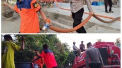 Damkar BPBD Majene Terus Salurkan Air Bersih,Untuk Warga Yang Membutuhkan padausim Kemarau.
