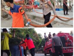 Damkar BPBD Majene Terus Salurkan Air Bersih,Untuk Warga Yang Membutuhkan padausim Kemarau.