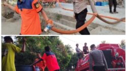 Damkar BPBD Majene Terus Salurkan Air Bersih,Untuk Warga Yang Membutuhkan padausim Kemarau.