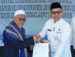 Gubernur Sulbar Siapkan 20 Beasiswa S1 bagi Mahasantri Ma’had Aly Lathifiyah Parappe pada 2026